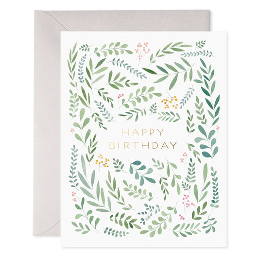 Greeting Card | Pretty Leaves Birthday