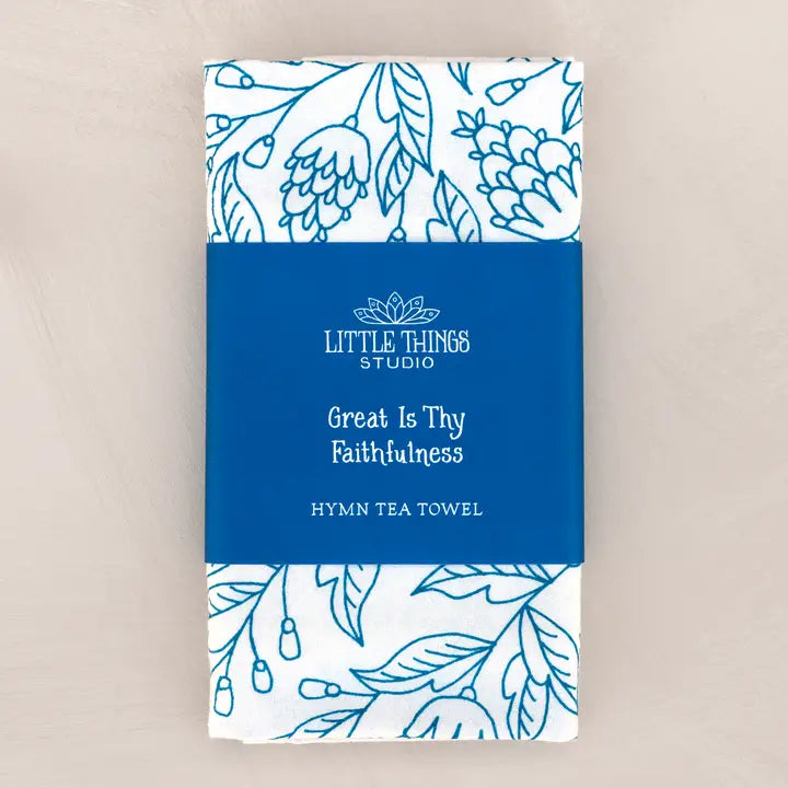 Tea Towel | Great Is Thy Faithfulness Hymn