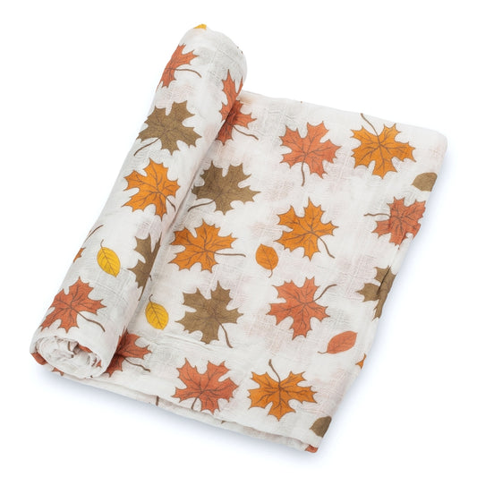 Muslin Swaddle Blanket | Unbe-Leaf-Able