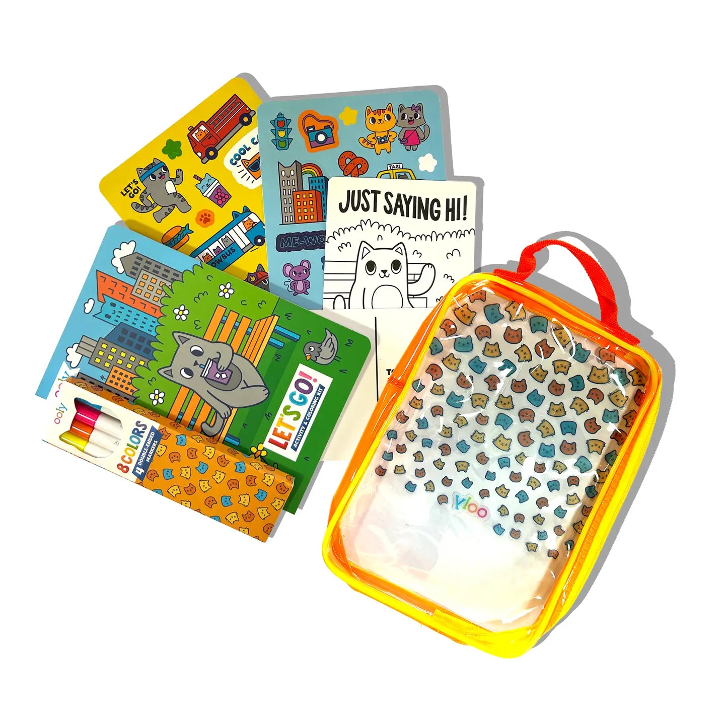 Let's Go!: Activity & Coloring Kit - Kitty in the City