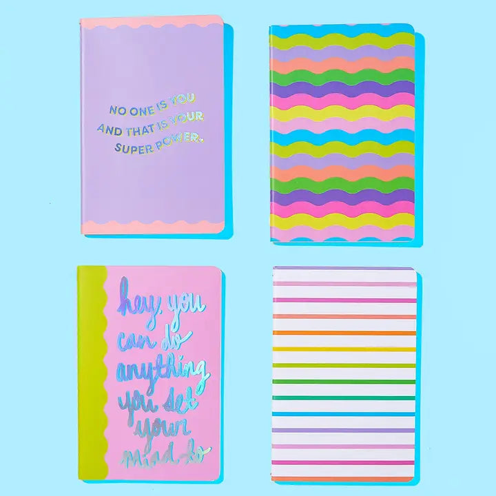 Mini Notebook Set | Neon + Foil