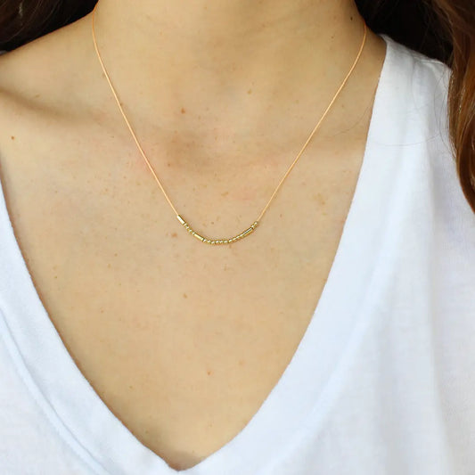 Morse Code Necklace | Blessed