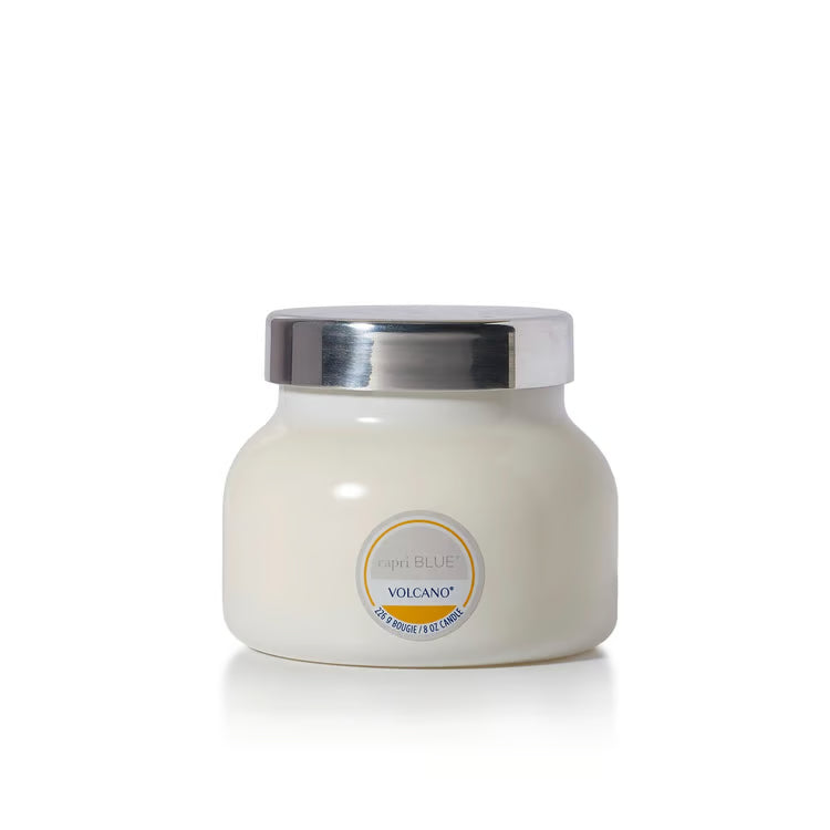 Volcano Signature White Petite Candle