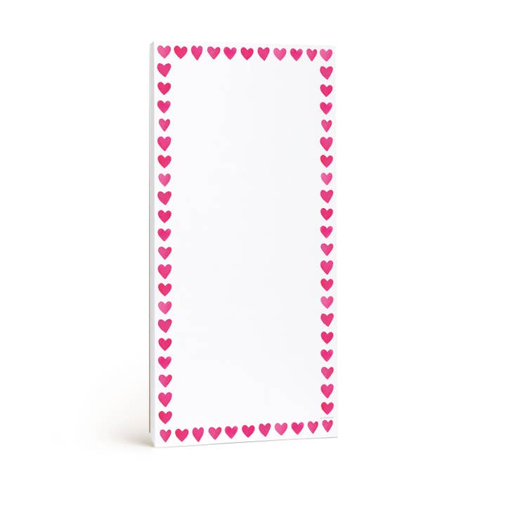 Mini Hearts Frame Notepad