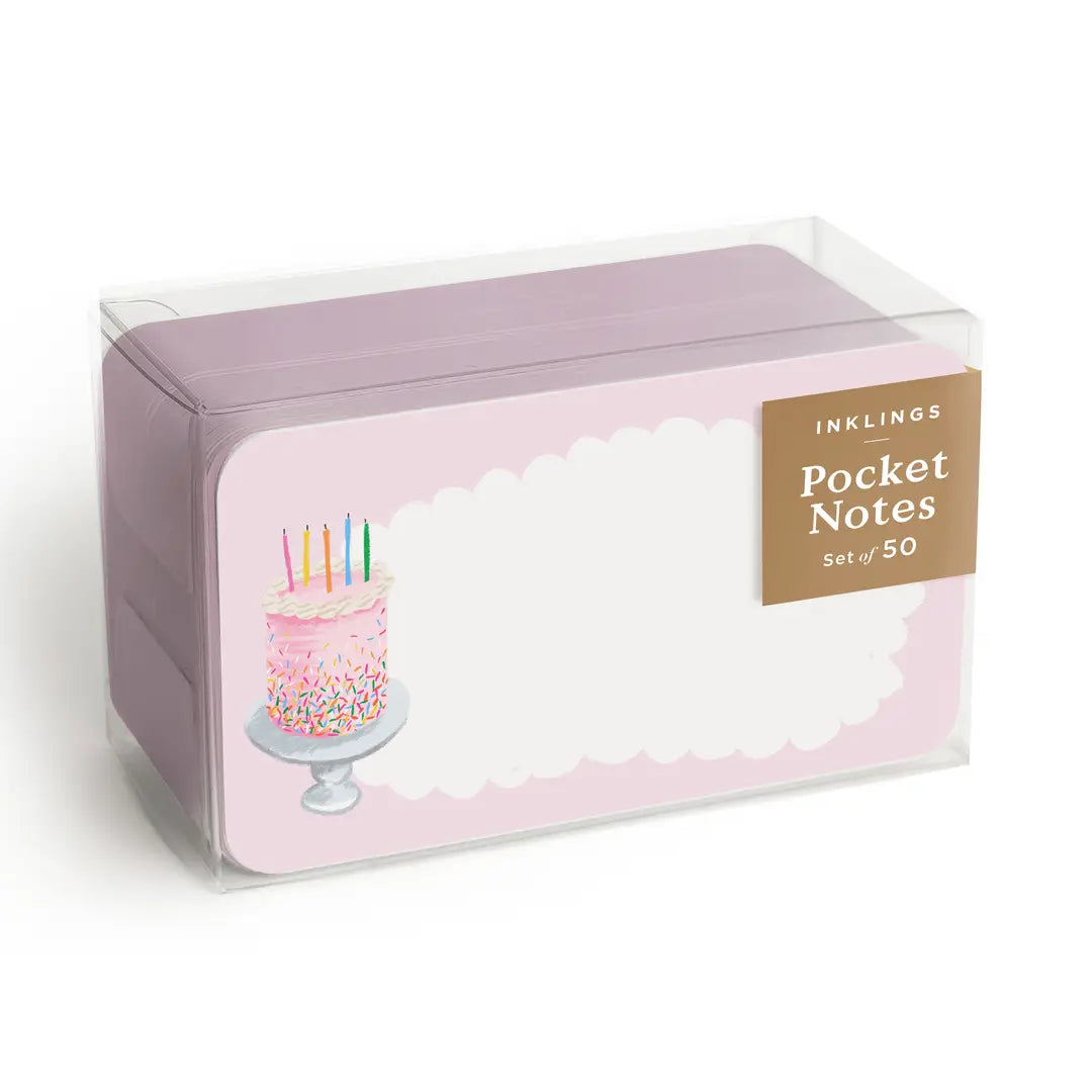 Pocket Notes | Birthday Cake
