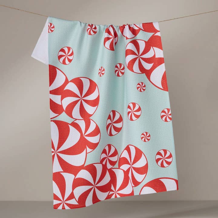 Tea Towel | Peppermint Swirl