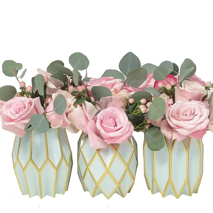 Paper Vase Wraps | Tiffany