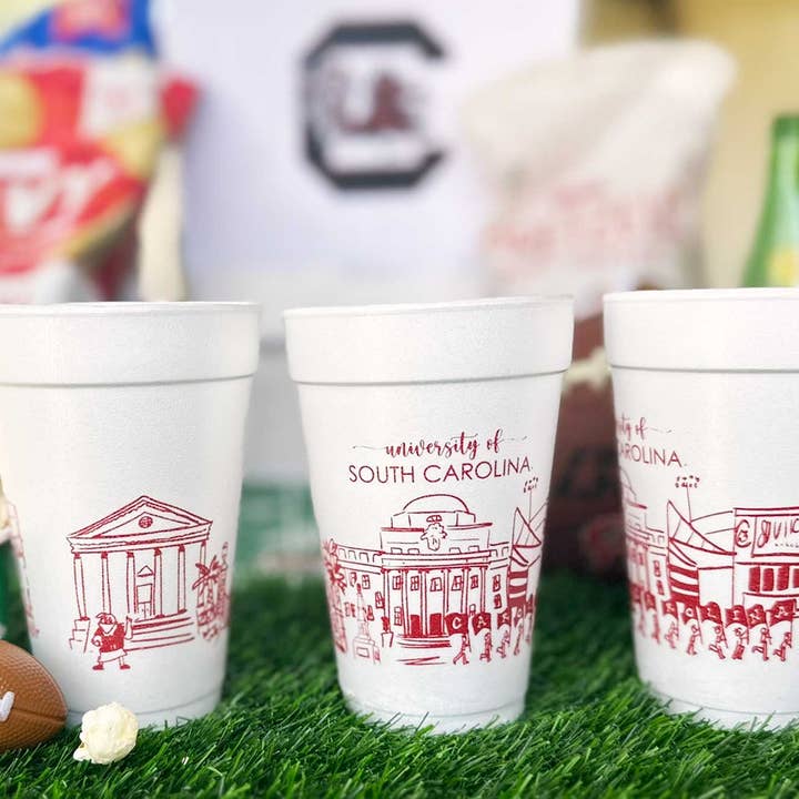 Foam Cup Set | USC Skyline