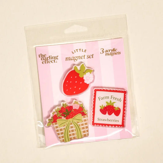 Little Magnet Set | Fresh Strawberries