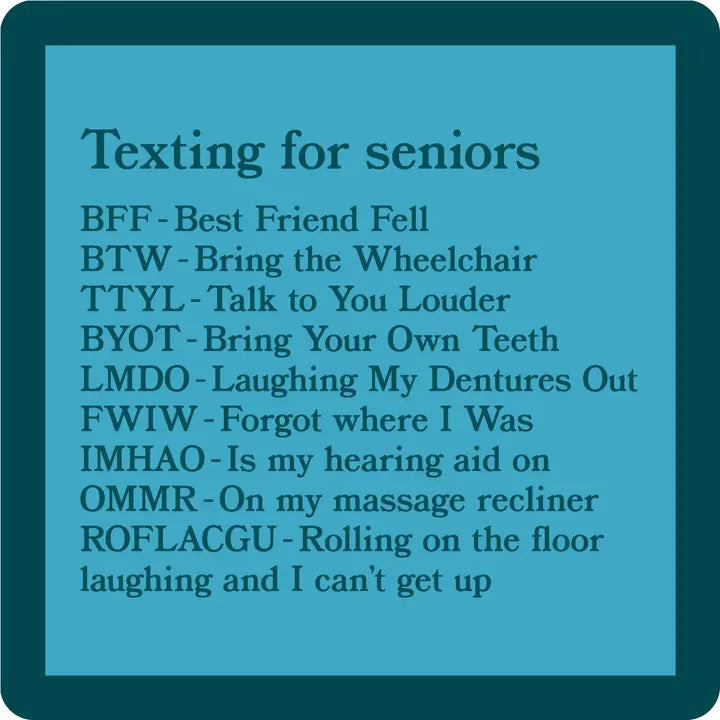 Coaster | Texting For Seniors