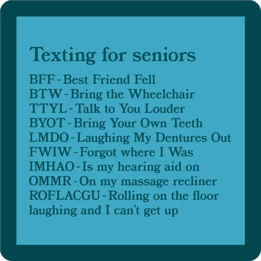 Coaster | Texting For Seniors