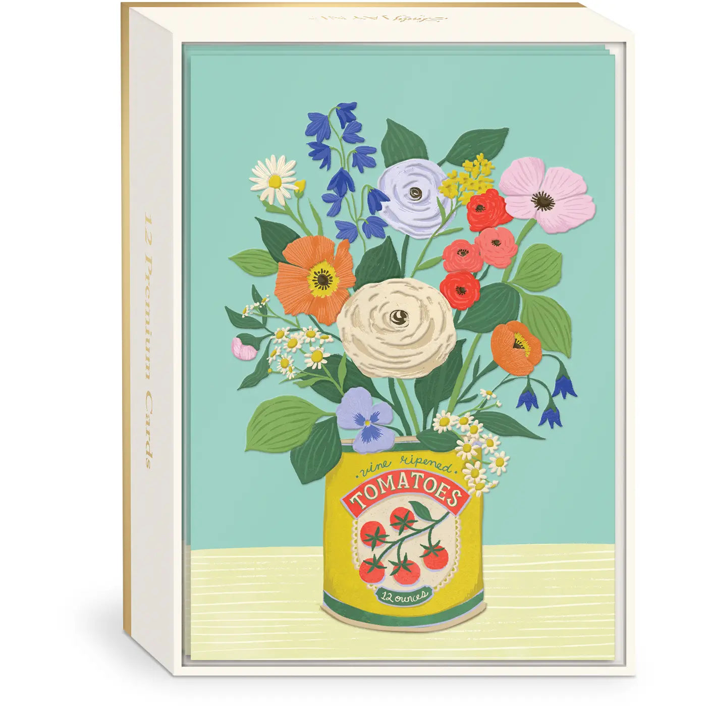Tomato Can Bouquet Notecards