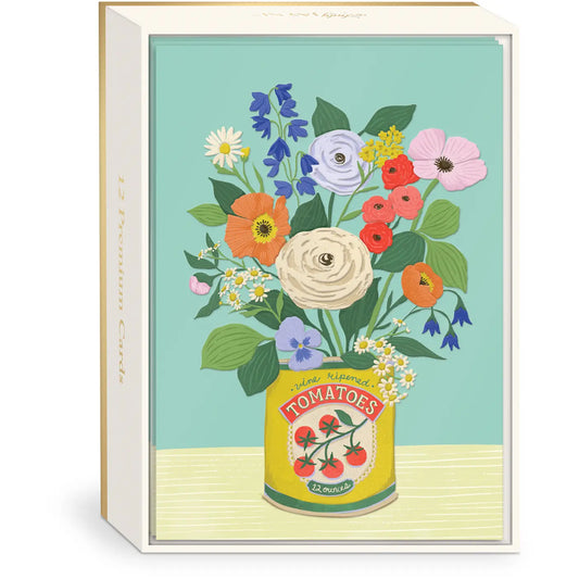 Tomato Can Bouquet Notecards