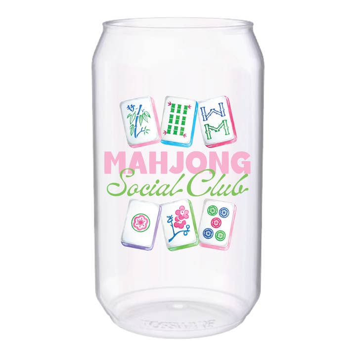 16oz Can Tossware Cups | Mahjong Social Club