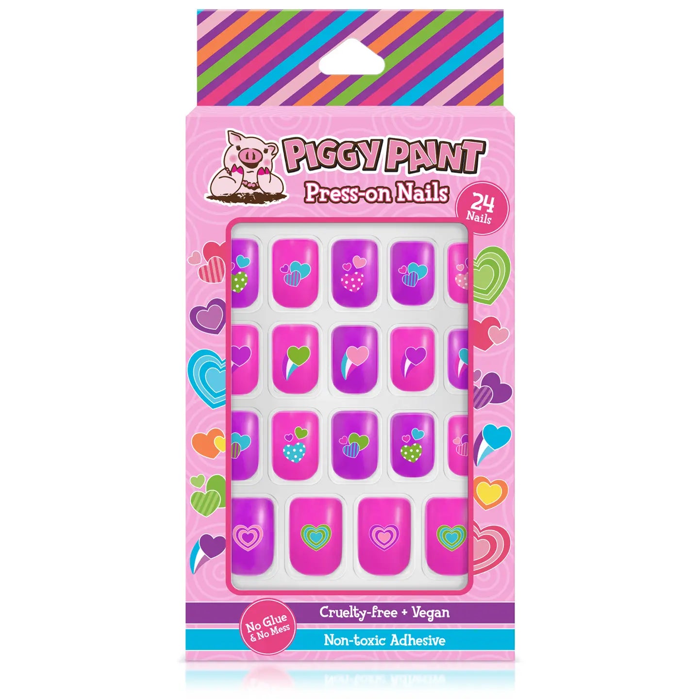 Press-On Nails | Happy Hearts