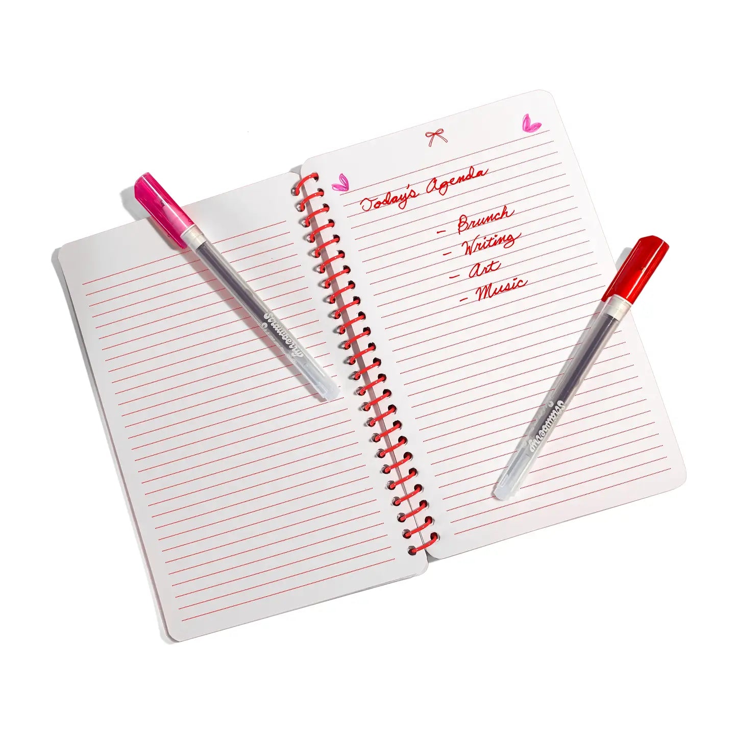 Strawberry Sugar: Scented Gel Pen & Highlighter Writing Kit