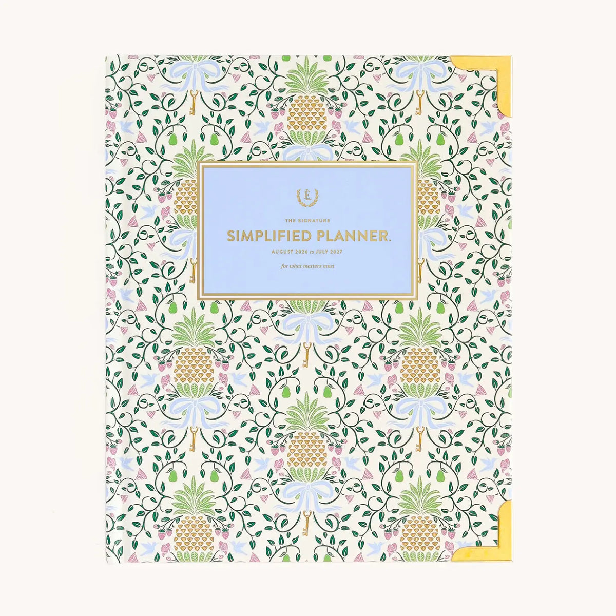 2026-2027 Bookbound Weekly Simplified Planner | Pineapple Charm