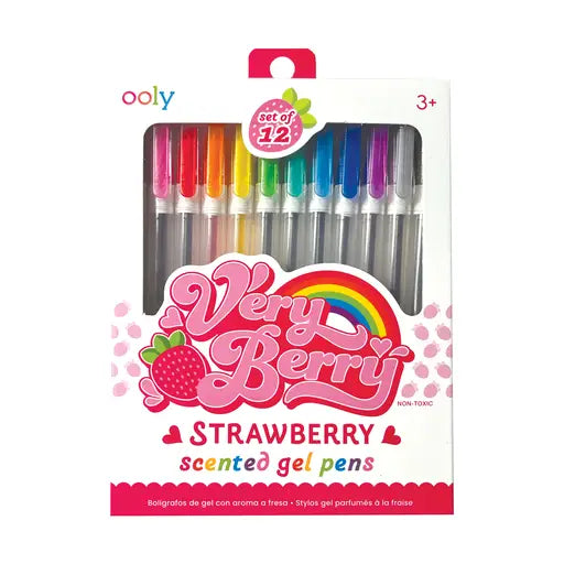 Very Berry Scented Gel Pens - Set of 12