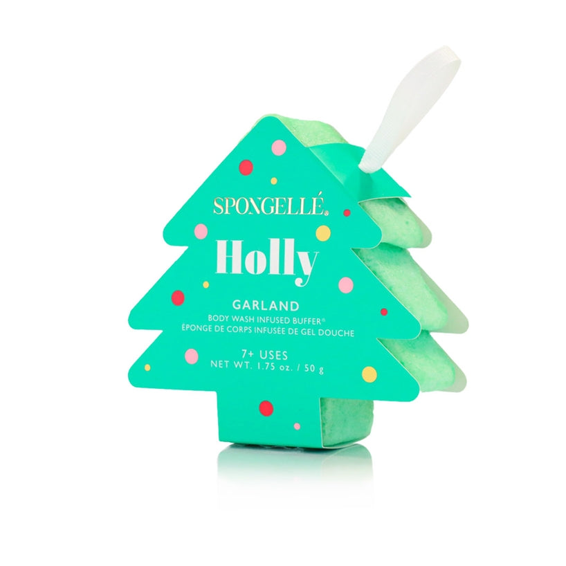 Holiday Spongelle | Tree | Holly