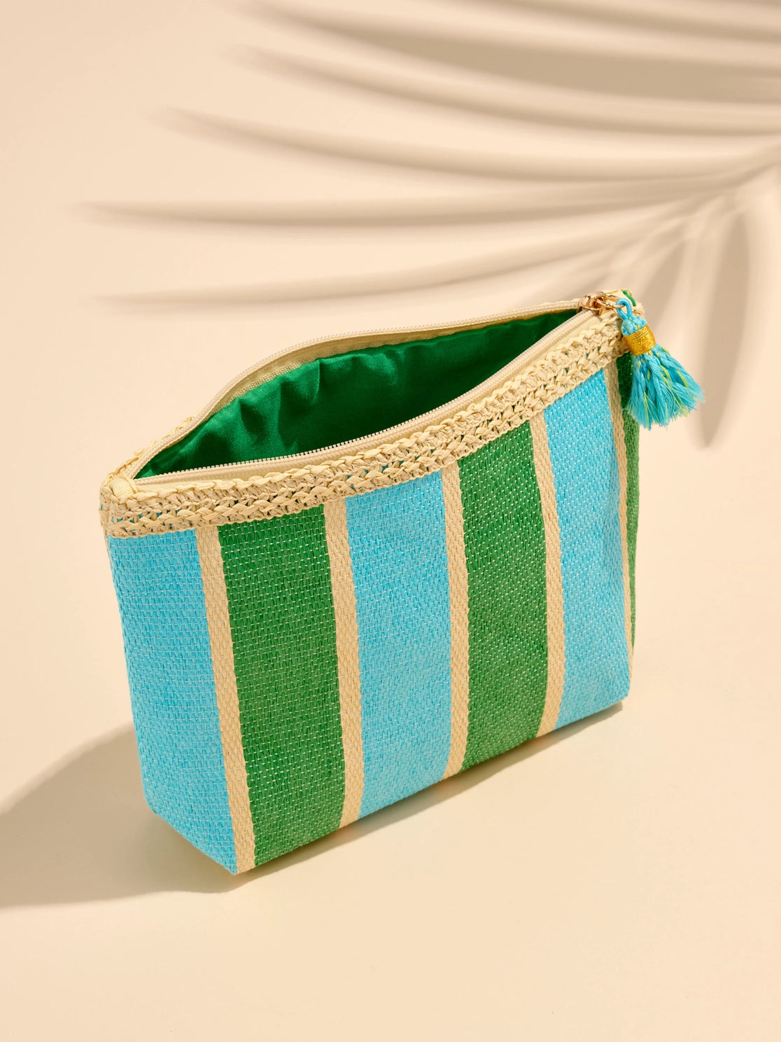 Capri Zip Pouch | Turquoise