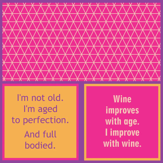 Napkins | Wine Improves with Age