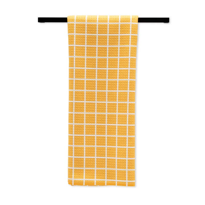 Tea Towel - Summer Grid - Orange