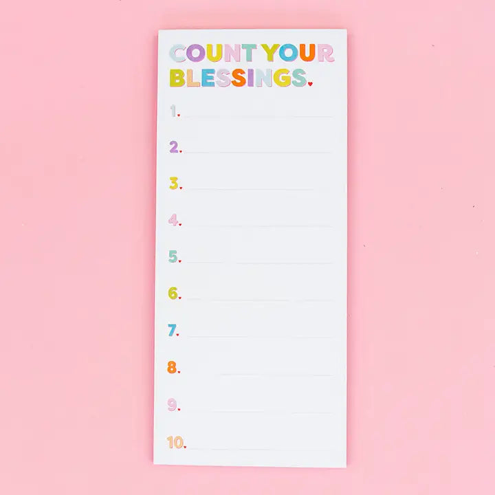 List Pad | Count Your Blessings