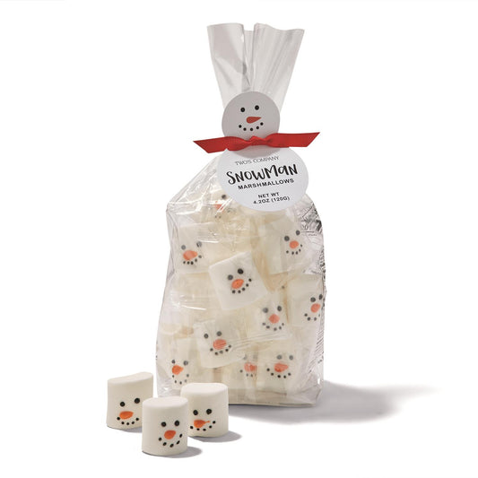 Snowman Marshmallow Candy Bag