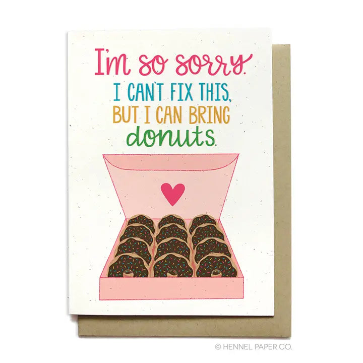 Sympathy Card  | I Can Bring Donuts