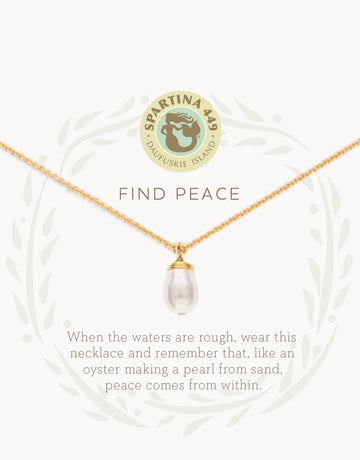 SLV 18" Necklace - Find Peace