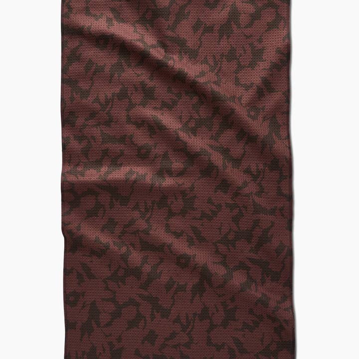 Tea Towel | Wild Wood Maroon