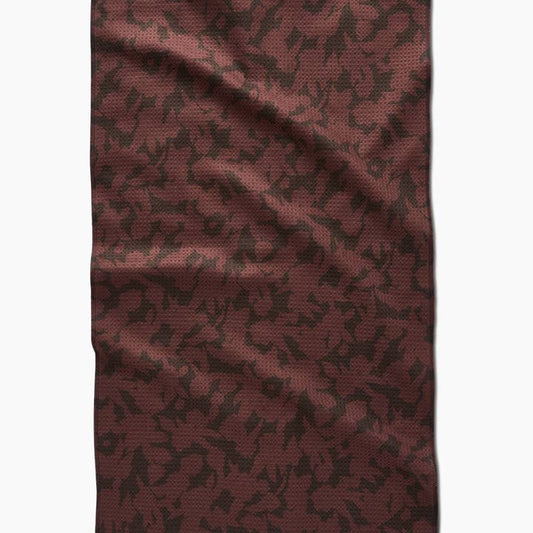Tea Towel | Wild Wood Maroon
