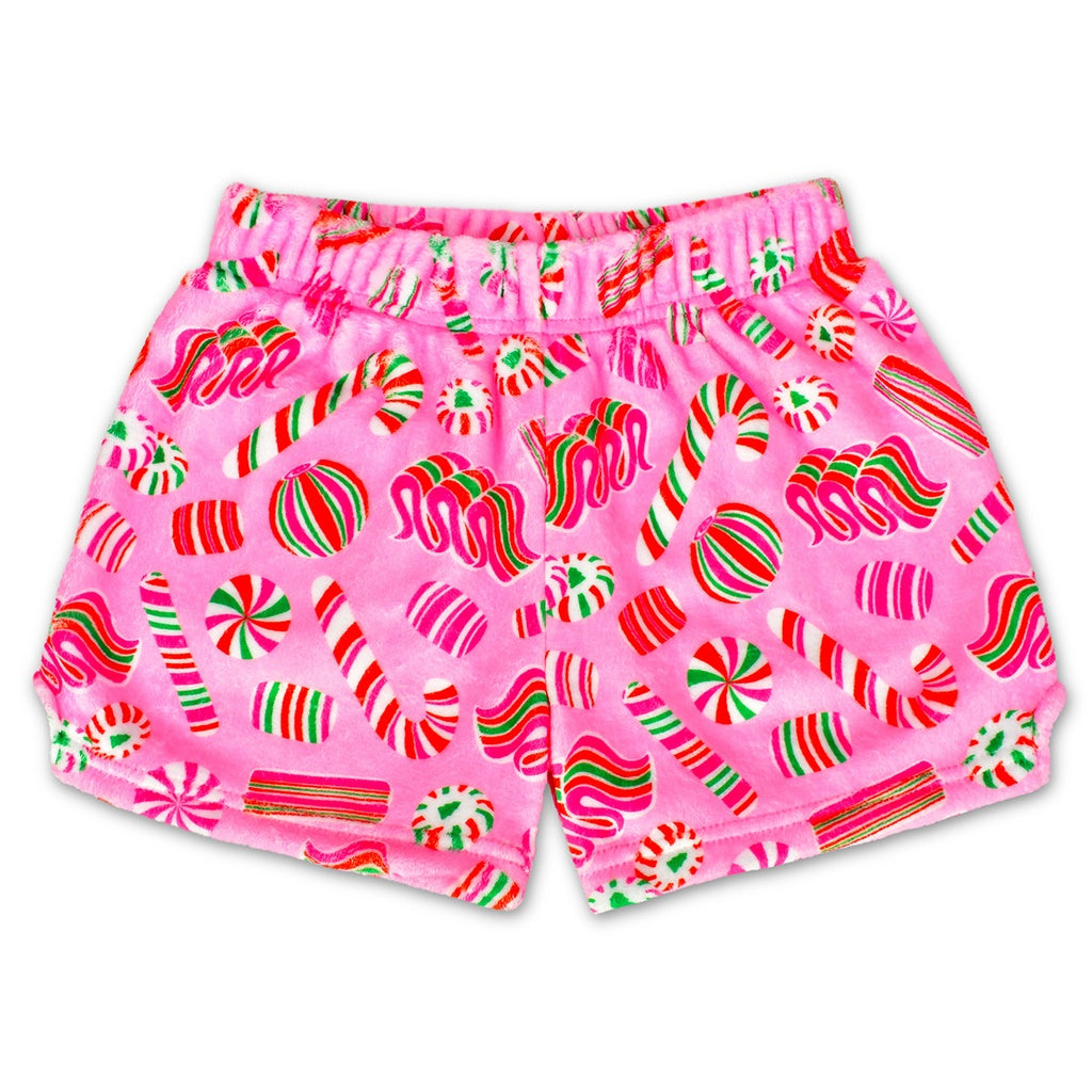 Plush Shorts | Pretty Peppermint