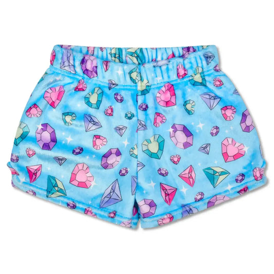 Jazzy Jewels Plush Shorts (Medium -10-12)