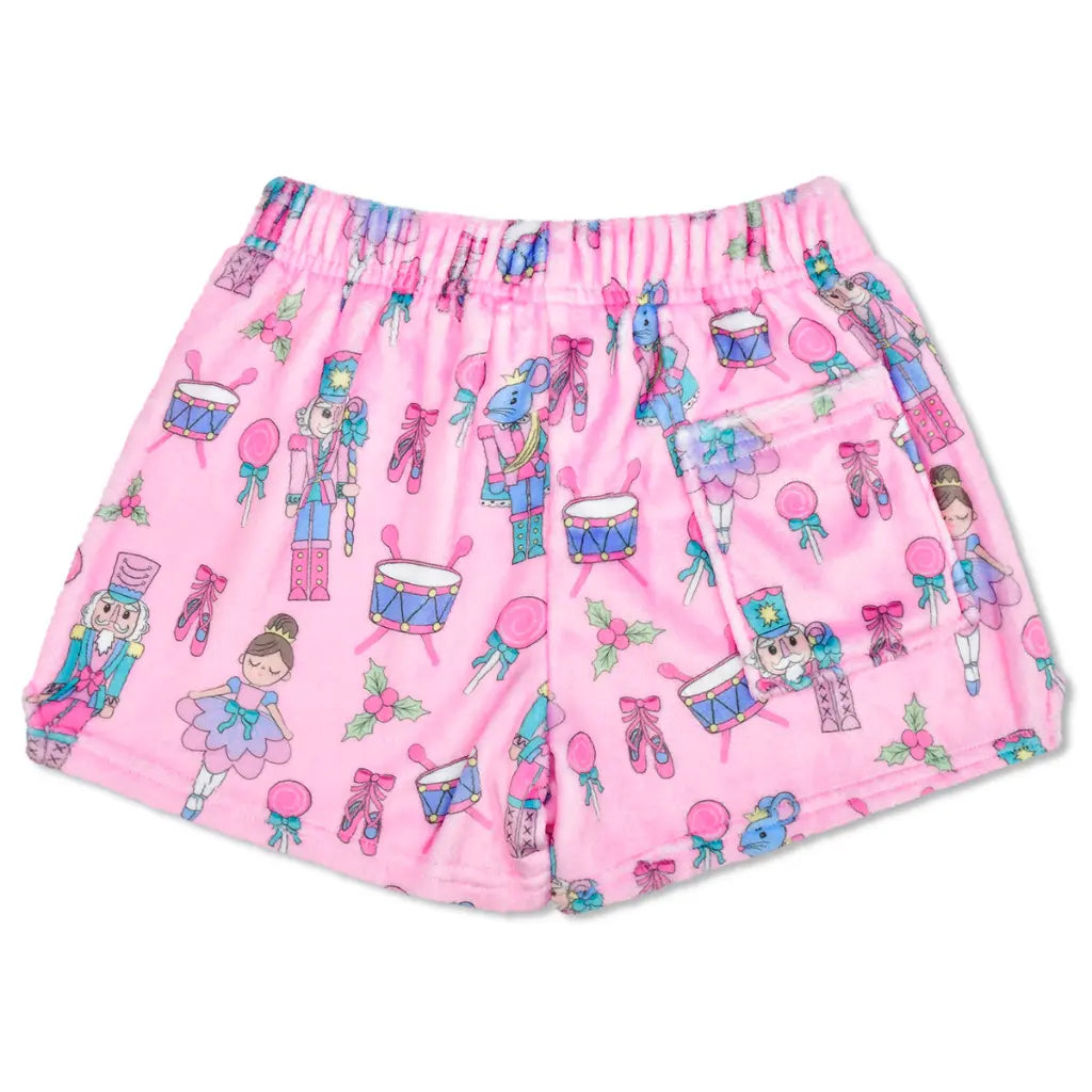 Nutcracker Waltz Plush Shorts (Medium -10-12)