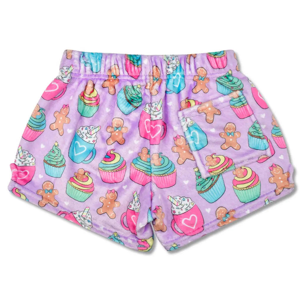 Gingerbread Cafe Plush Shorts (Large - 14)