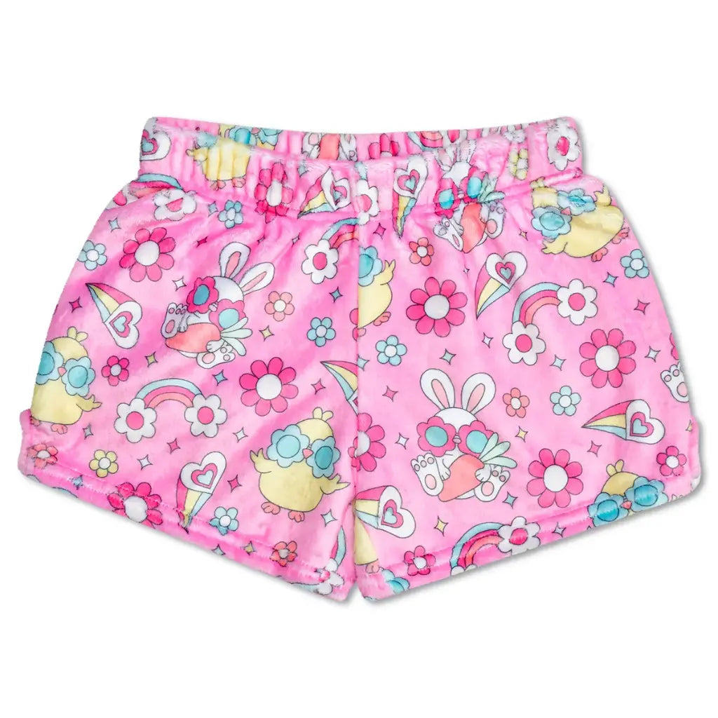 Plush Shorts | Flower Chicks