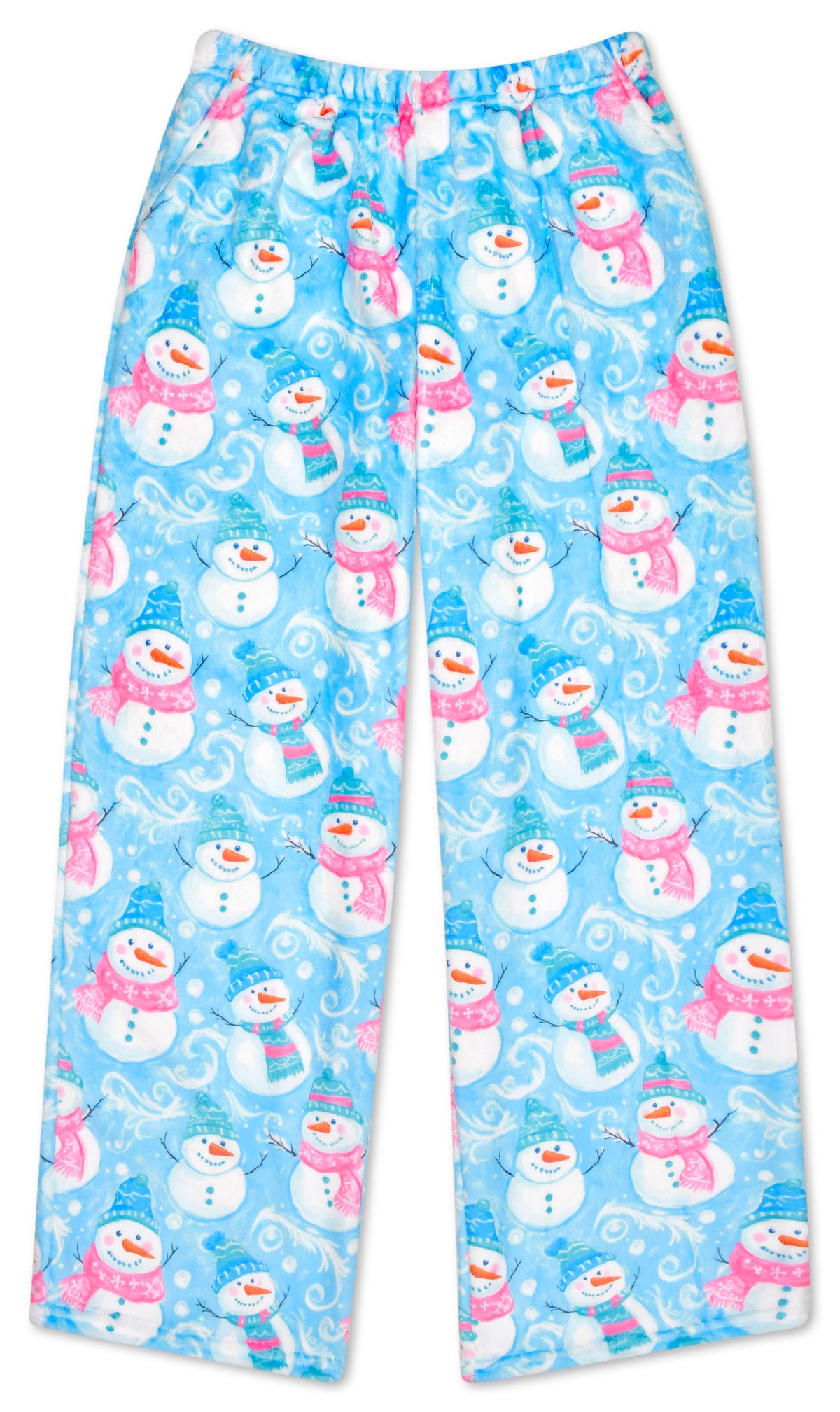 Plush Pants | Swirly Snowman