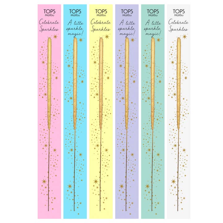 Single Gold Sparkler | Wish | Assorted Colors