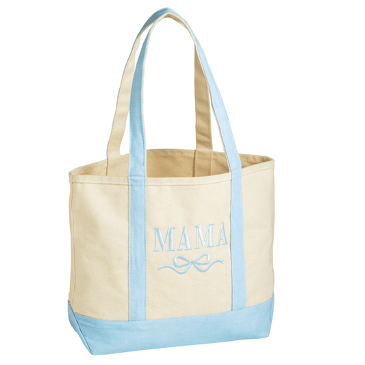 Blue Mama Canvas Tote