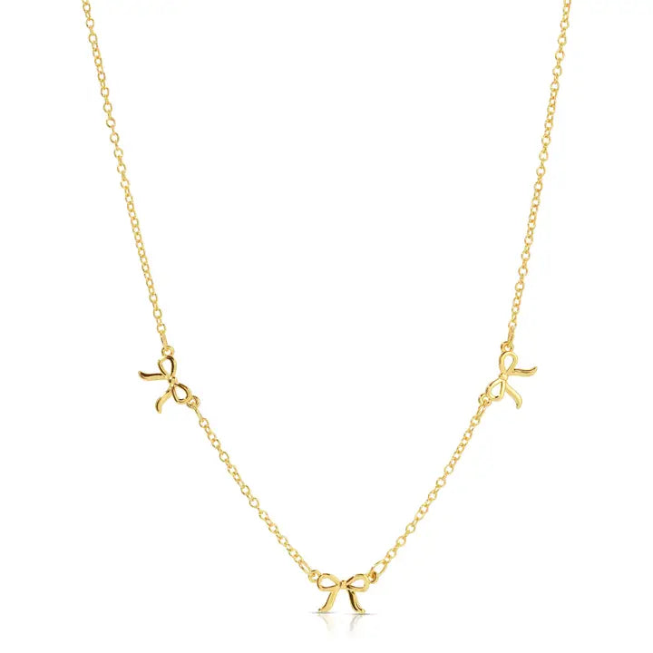 Necklace | Beautiful Bows | Gold