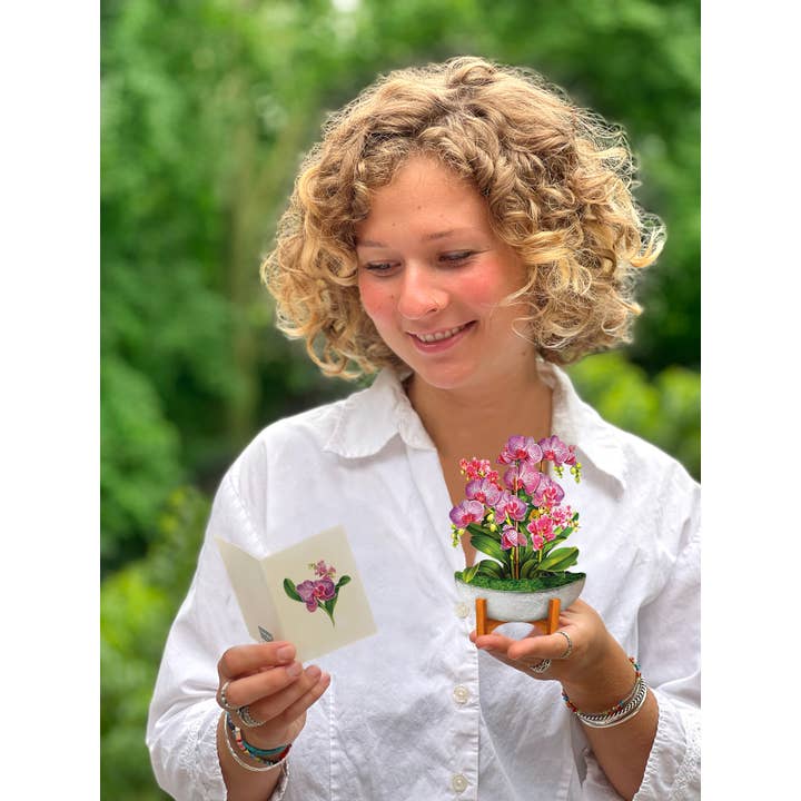 Mini Pop-Up Greeting Cards | Orchid Oasis