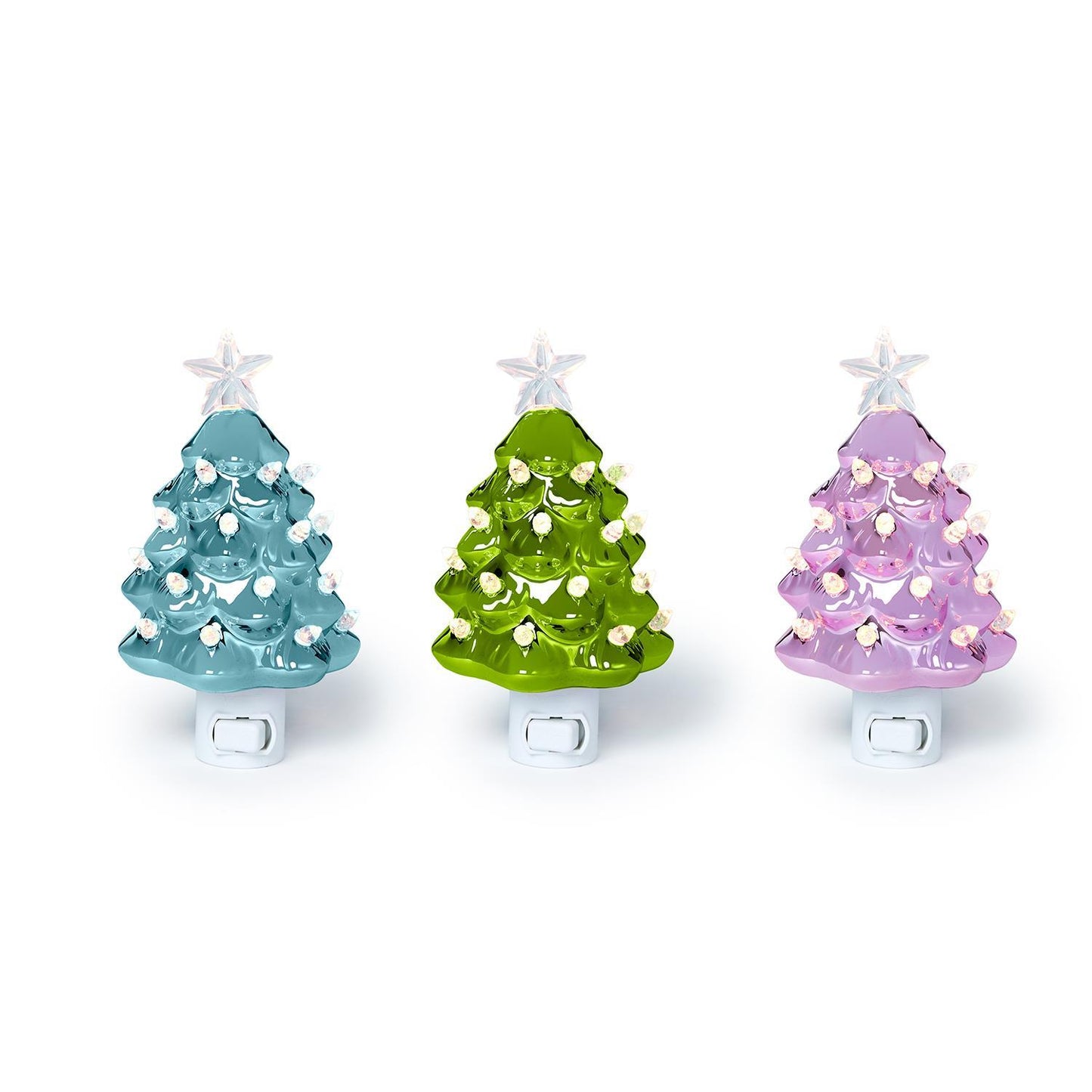 Metallic Nightlight Tree | Assorted Colors