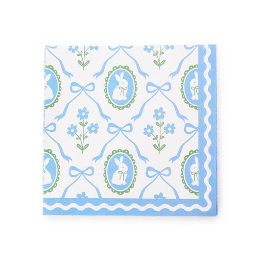 Bunnies and Bows Cocktail Napkins