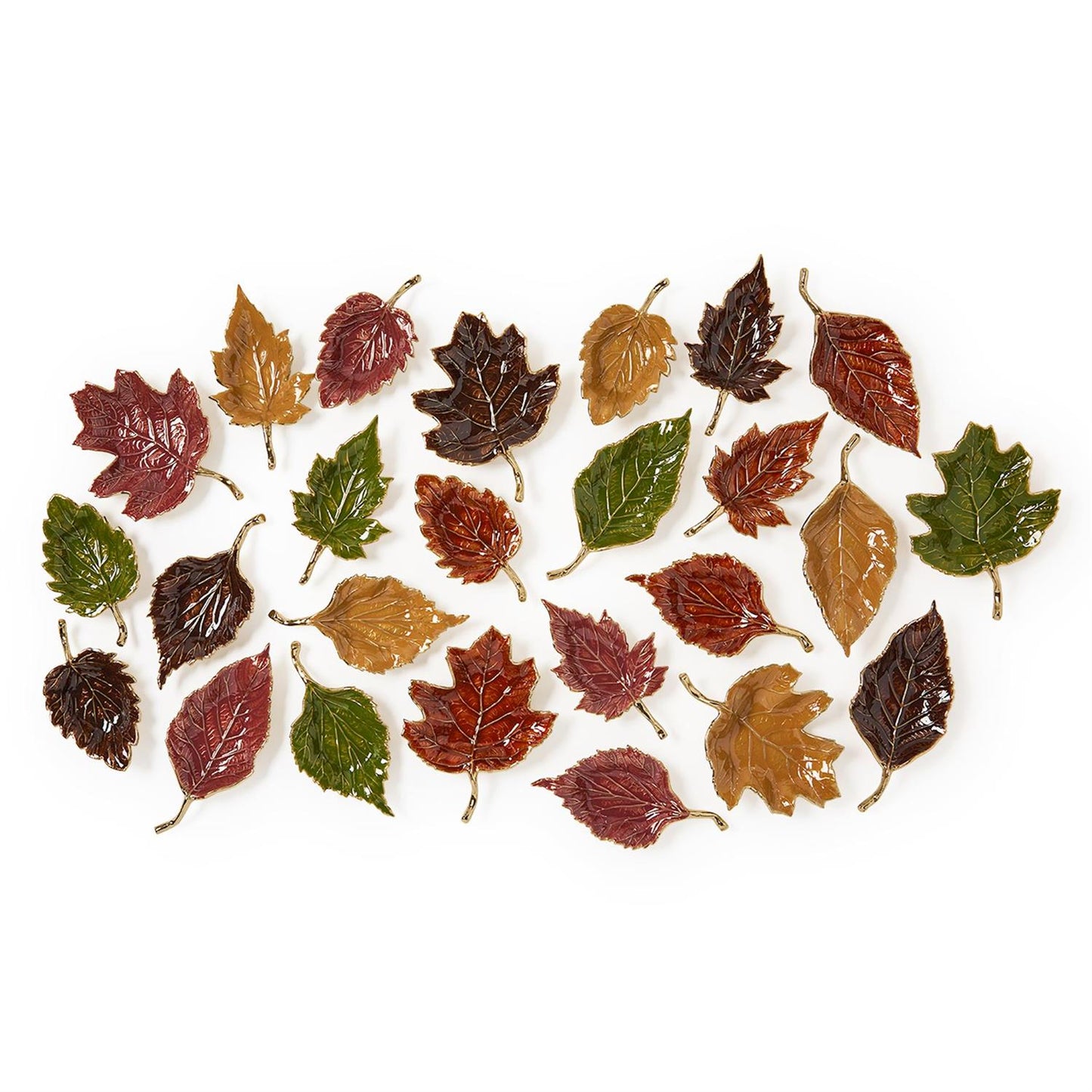 Enameled Leaf Trays | Assorted Styles
