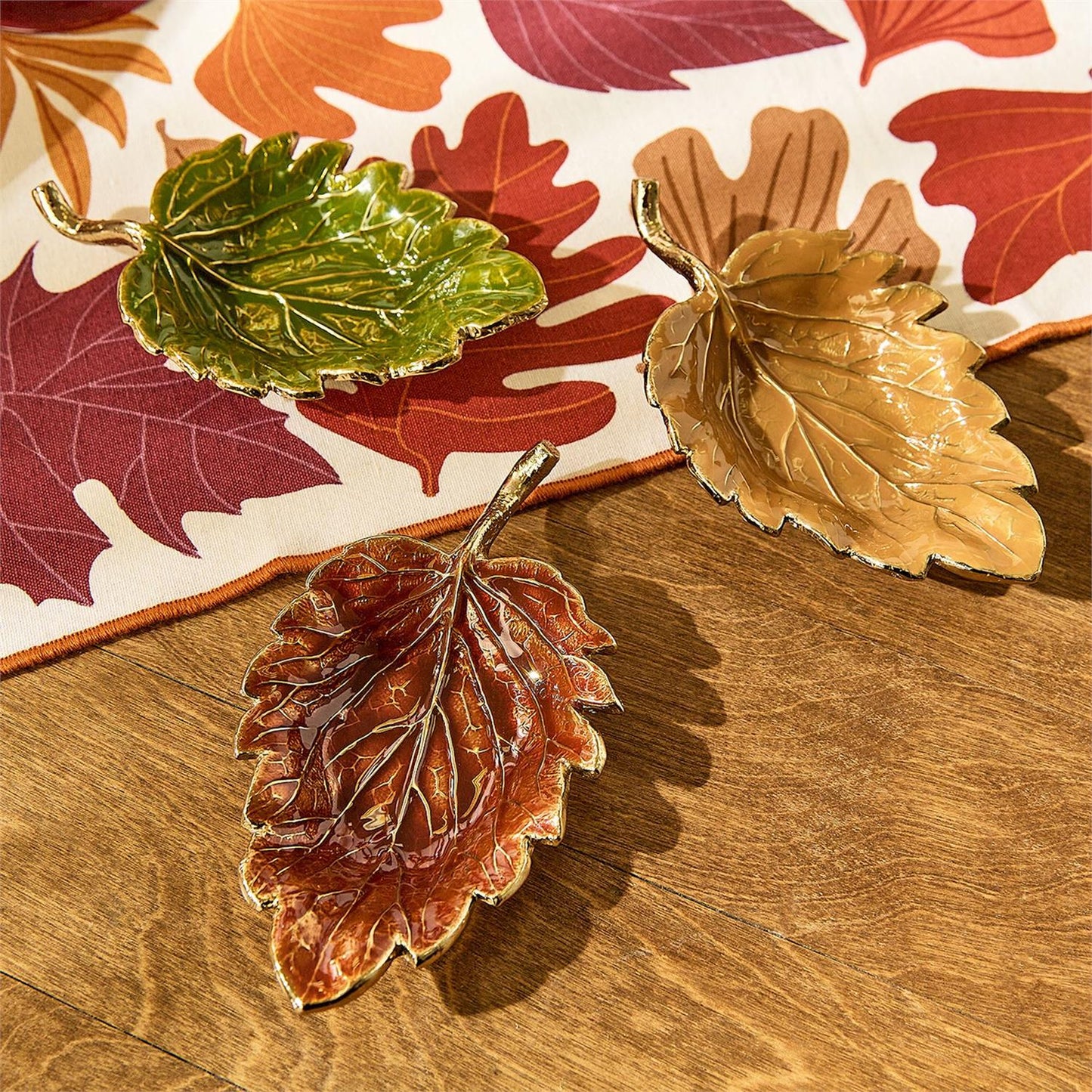 Enameled Leaf Trays | Assorted Styles