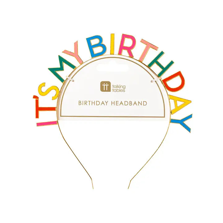 Headband | It's My Birthday | Rainbow