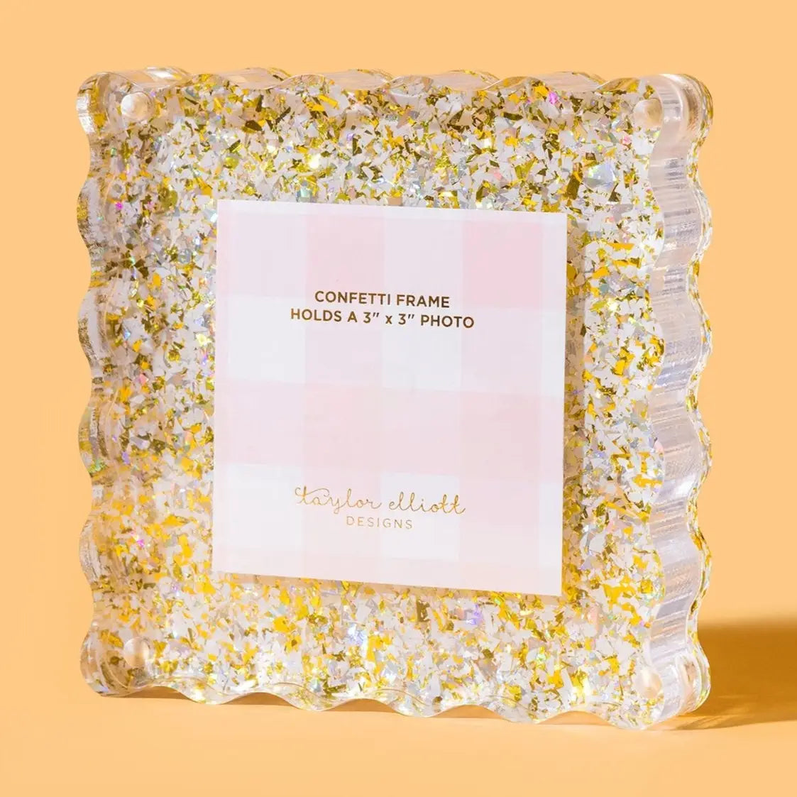 Small Acrylic Picture Frame | Pearl Confetti
