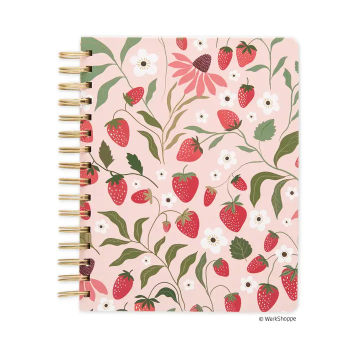 Spiral Notebook | Strawberry Daydreams