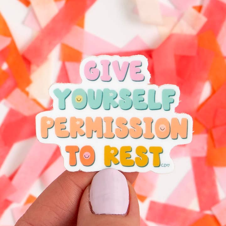 Decal Sticker | Permission To Rest